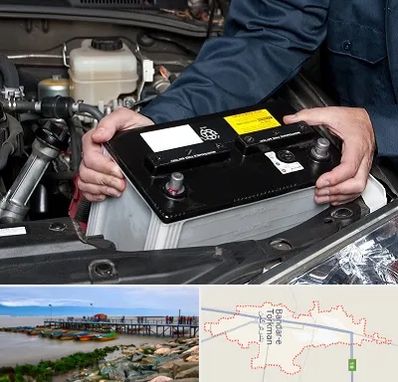 باطری سازی شبانه روزی در بندر ترکمن