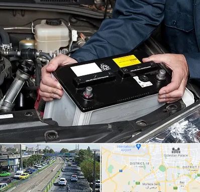 باطری سازی شبانه روزی در جنوب تهران 