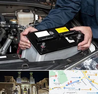 باطری سازی شبانه روزی در زرگری شیراز