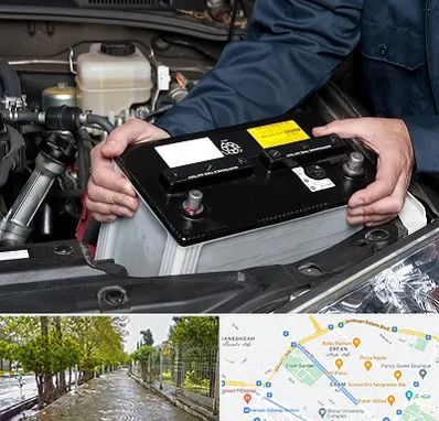 باطری سازی شبانه روزی در خیابان ارم شیراز