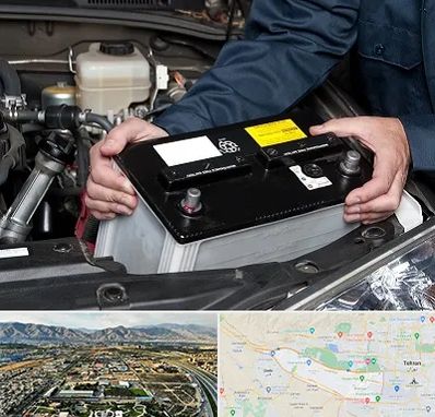 باطری سازی شبانه روزی در منطقه 21 تهران