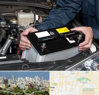 باطری سازی شبانه روزی در شرق تهران 