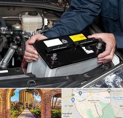 باطری سازی شبانه روزی در شهر ری