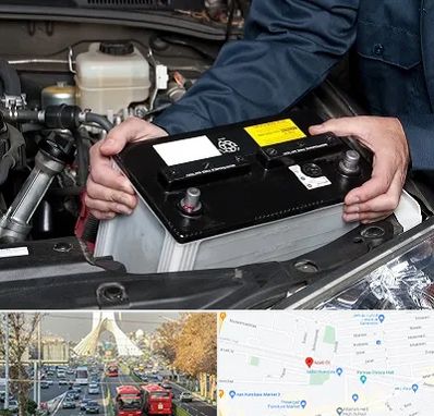 باطری سازی شبانه روزی در خیابان آزادی