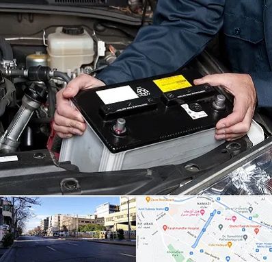 باطری سازی شبانه روزی در خیابان ملاصدرا شیراز