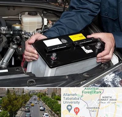 باطری سازی شبانه روزی در شهران 