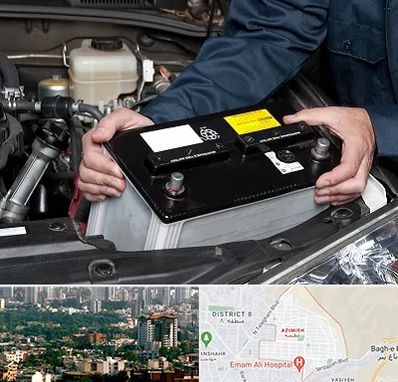 باطری سازی شبانه روزی در عظیمیه کرج 