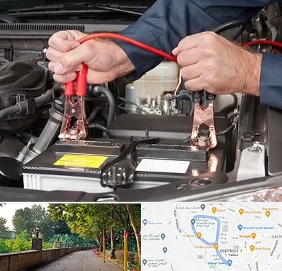 باطری سازی سیار در فلکه گاز رشت