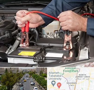 باطری سازی سیار در شهران 