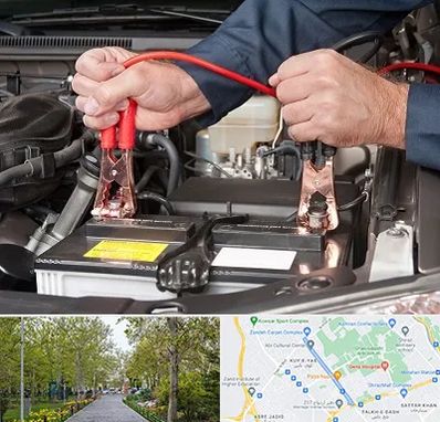 باطری سازی سیار در قدوسی غربی شیراز