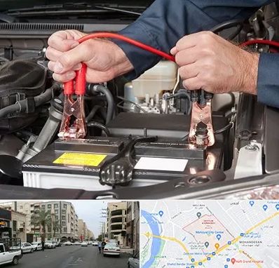 باطری سازی سیار در زیتون کارمندی اهواز