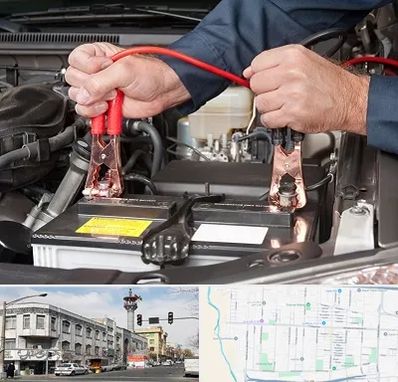 باطری سازی سیار در 17شهریور