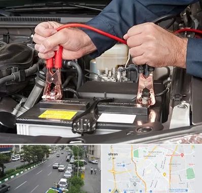 باطری سازی سیار در ستارخان 