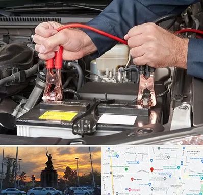 باطری سازی سیار در میدان حر