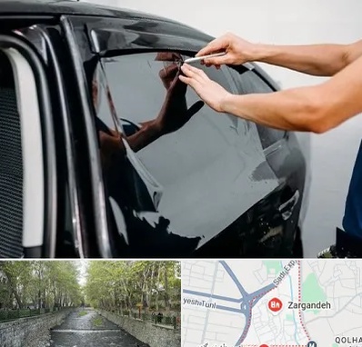شیشه دودی خودرو در زرگنده