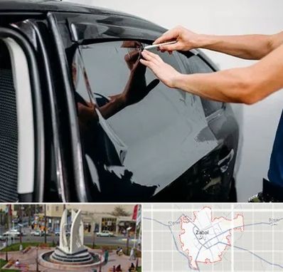 شیشه دودی خودرو در زابل