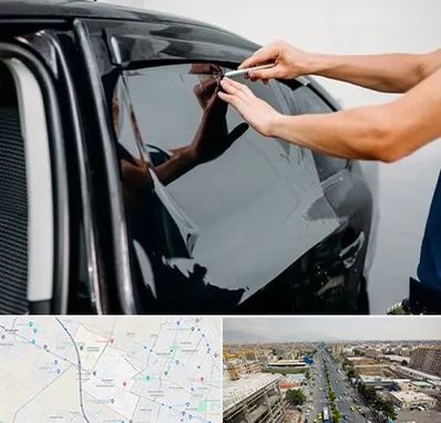 شیشه دودی خودرو در حصارک کرج