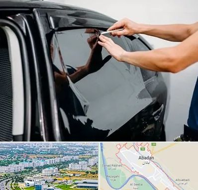 شیشه دودی خودرو در آبادان