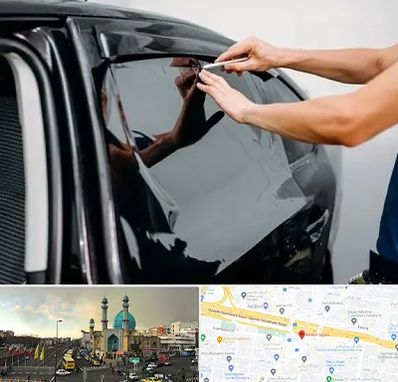 شیشه دودی خودرو در رسالت