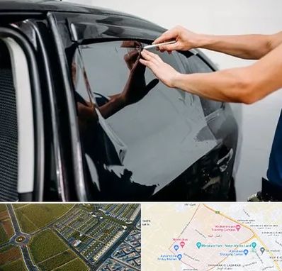 شیشه دودی خودرو در الهیه مشهد