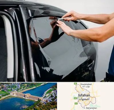 شیشه دودی خودرو در اصفهان