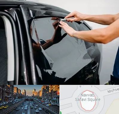 شیشه دودی خودرو در نواب