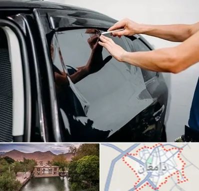 شیشه دودی خودرو در دامغان