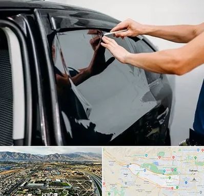 شیشه دودی خودرو در منطقه 21 تهران
