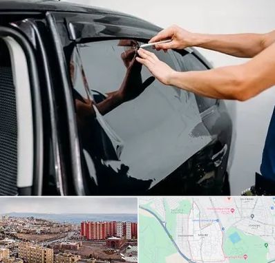 شیشه دودی خودرو در سهند تبریز