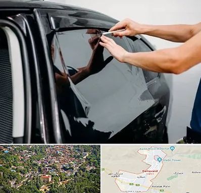 شیشه دودی خودرو در دماوند