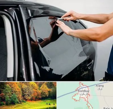 شیشه دودی خودرو در کردکوی