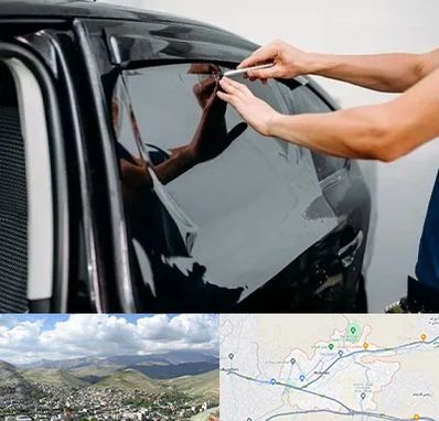 شیشه دودی خودرو در رودهن