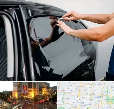 شیشه دودی خودرو در جنت آباد تهران 