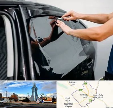 شیشه دودی خودرو در تایباد