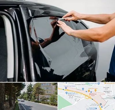 شیشه دودی خودرو در مهرویلا کرج
