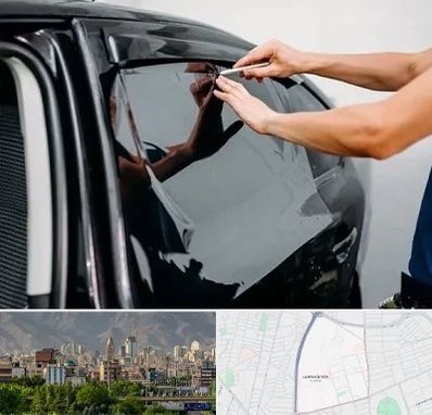 شیشه دودی خودرو در جمشیدیه