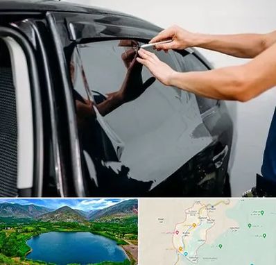 شیشه دودی خودرو در رودبار