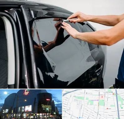 شیشه دودی خودرو در بلوار اباذر