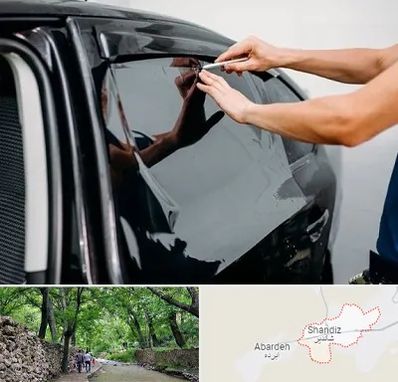 شیشه دودی خودرو در شاندیز مشهد