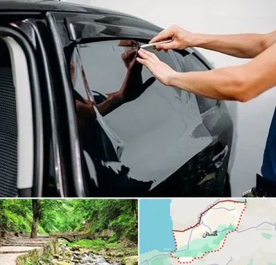 شیشه دودی خودرو در گلستان