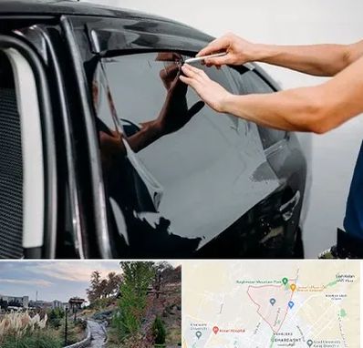 شیشه دودی خودرو در باغستان کرج