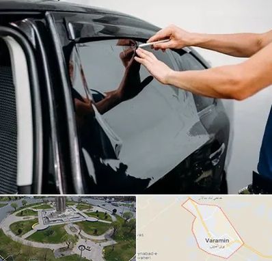 شیشه دودی خودرو در ورامین