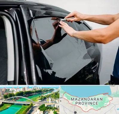 شیشه دودی خودرو در مازندران