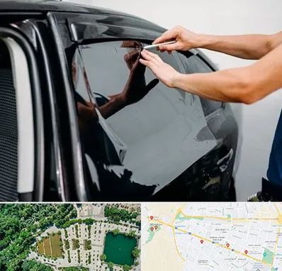 شیشه دودی خودرو در وکیل آباد مشهد