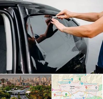 شیشه دودی خودرو در منطقه 1 تهران