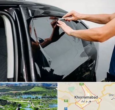 شیشه دودی خودرو در خرم آباد