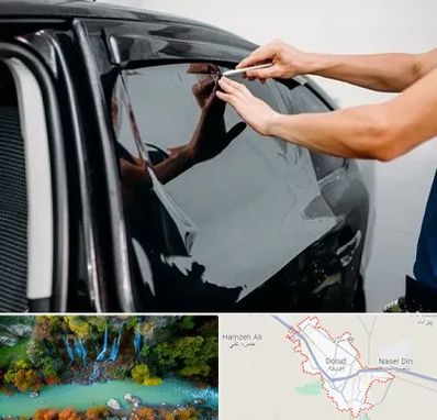 شیشه دودی خودرو در دورود