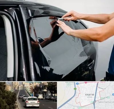 شیشه دودی خودرو در خطیب تبریز