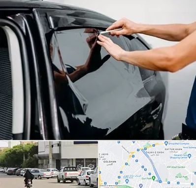 شیشه دودی خودرو در قدوسی شرقی شیراز