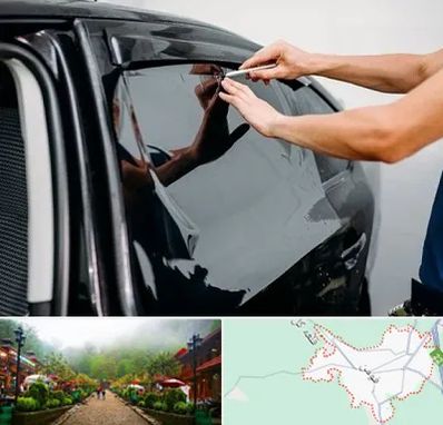 شیشه دودی خودرو در فومن